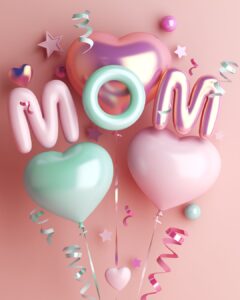 Balões de dia das mães